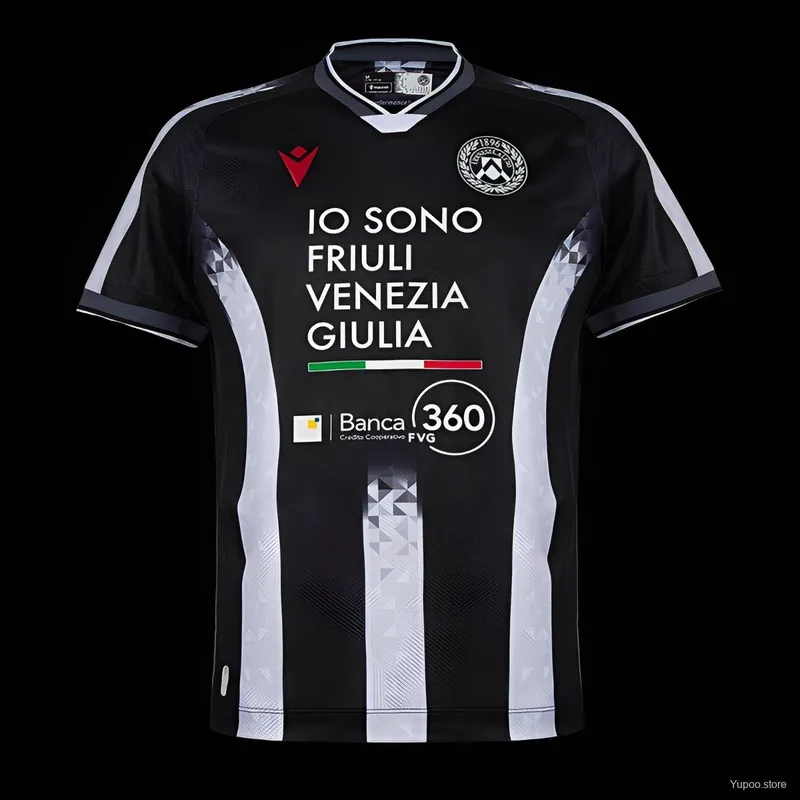 Camiseta Udinese 2025/26 LOCAL MANGA CORTA VERSION FAN